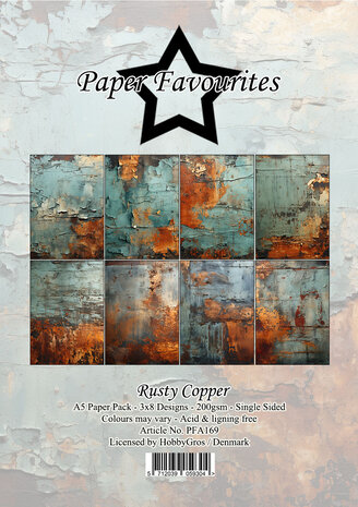 Paper Favourites Rusty Copper A5 Paper Pad (PFA169)