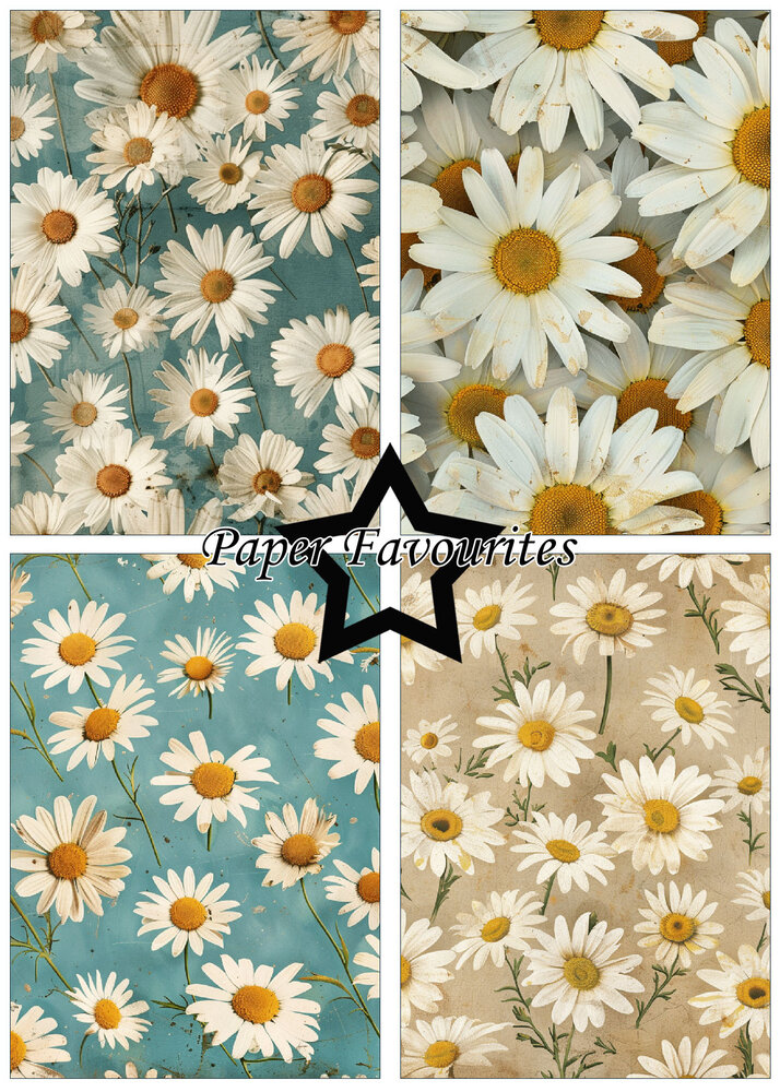Paper Favourites Vintage Daisies A5 Paper Pad (PFA170) Paper Favourites Vintage Daisies A5 Paper Pad (PFA170)
