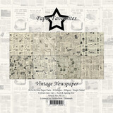 Paper Favourites Vintage Newspaper 12x12 Inch Paper Pad (PF731)