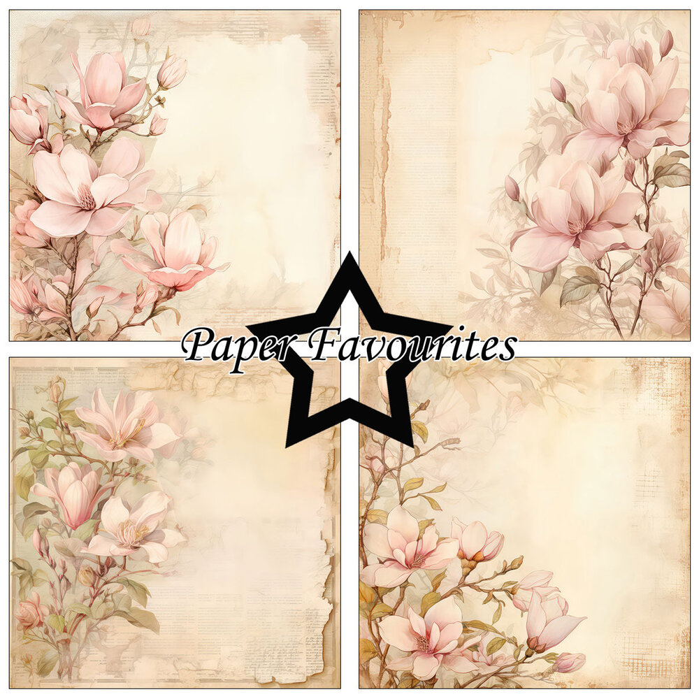 Paper Favourites Pink Magnolia 6x6 Inch Paper Pad (PF530) Paper Favourites Pink Magnolia 6x6 Inch Paper Pad (PF530)