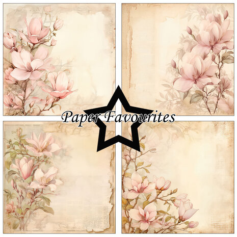 Paper Favourites Pink Magnolia 6x6 Inch Paper Pad (PF530) Paper Favourites Pink Magnolia 6x6 Inch Paper Pad (PF530)