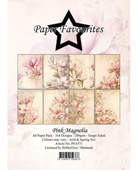 Paper Favourites Pink Magnolia A6 Paper Pad (PFA571) Paper Favourites Pink Magnolia A6 Paper Pad (PFA571)