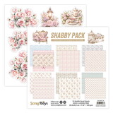 ScrapBoys Shabby Pack 8x8 Inch Paper Pad (SB-SHPA-10)