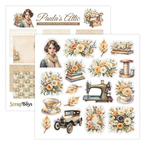 ScrapBoys Paula’s Attic 8x8 Inch Paper Pad (SB-PAUL-10) ScrapBoys Paula’s Attic 8x8 Inch Paper Pad (SB-PAUL-10)