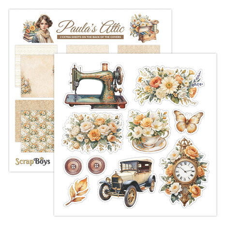ScrapBoys Paula’s Attic 6x6 Inch Paper Pad (SB-PAUL-09) ScrapBoys Paula’s Attic 6x6 Inch Paper Pad (SB-PAUL-09)