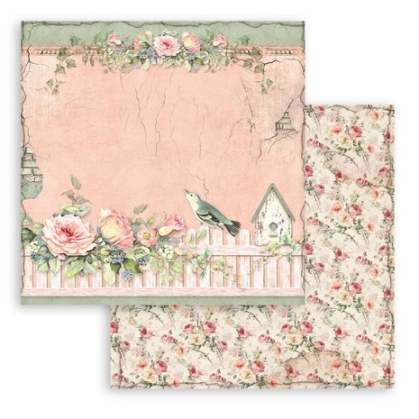 Stamperia House of Roses 12x12 Inch Paper Pack (SBBL66) Stamperia House of Roses 12x12 Inch Paper Pack (SBBL66)