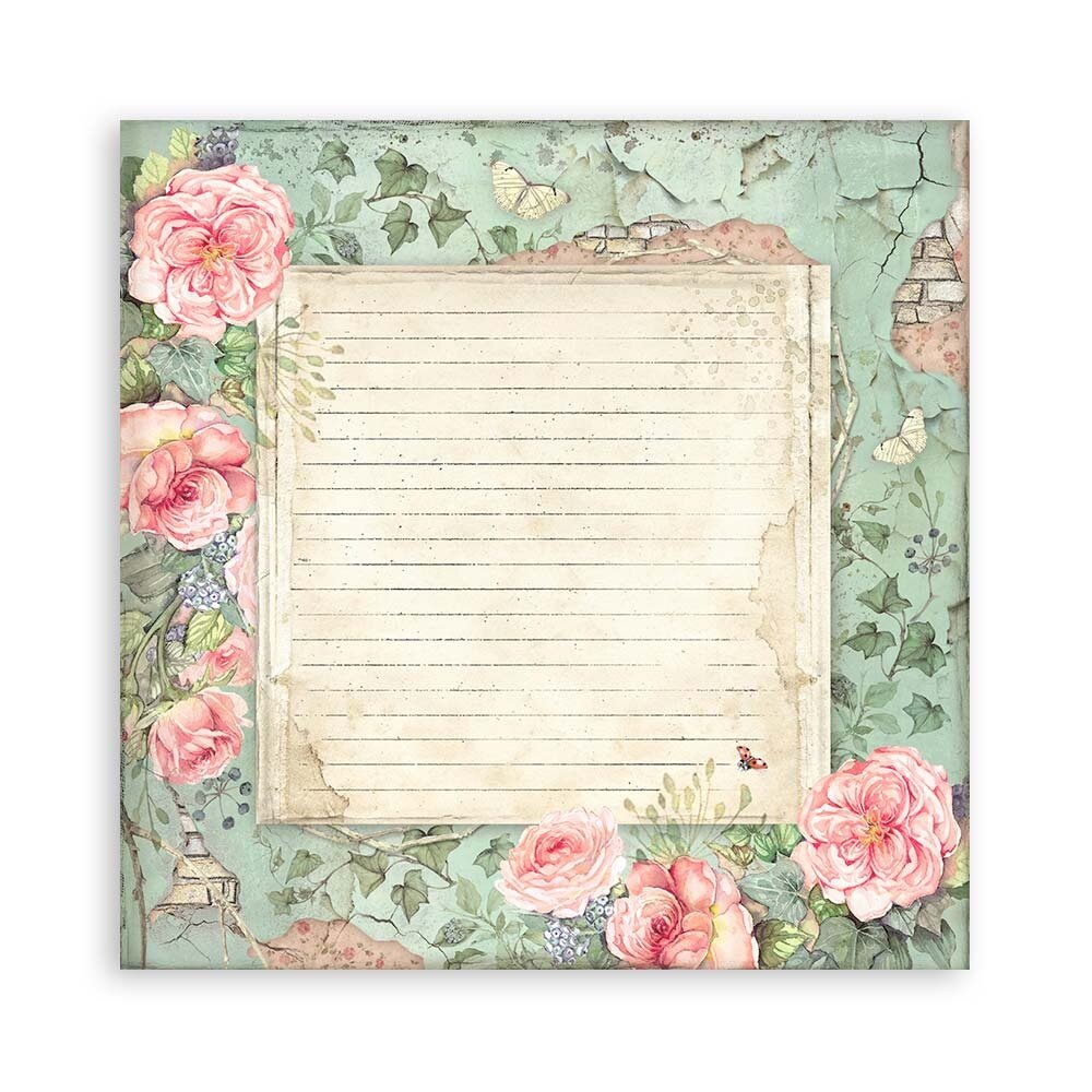 Stamperia House of Roses 12x12 Inch Single Face Paper Pack (SBBXLB23) Stamperia House of Roses 12x12 Inch Single Face Paper Pack (SBBXLB23)