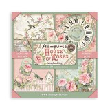 Stamperia House of Roses 8x8 Inch Single Face Paper Pack (SBBSXB11)
