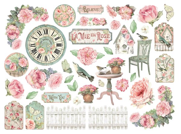 Stamperia House of Roses Die Cuts (DFLDC114) Stamperia House of Roses Die Cuts (DFLDC114)