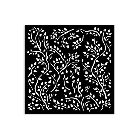 Stamperia House of Roses Thick Stencil 12X12cm Branch Pattern (KSTDS33) Stamperia House of Roses Thick Stencil 12X12cm Branch Pattern (KSTDS33)