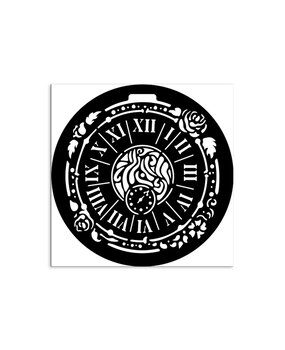 Stamperia House of Roses Thick Stencil 12X12cm Clock (KSTDS35) Stamperia House of Roses Thick Stencil 12X12cm Clock (KSTDS35)