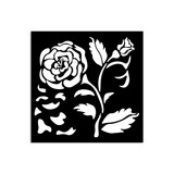 Stamperia House of Roses Thick Stencil 12X12cm Big Rose (KSTDS36)