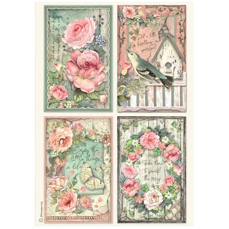 Stamperia House of Roses A4 Rice Paper Selection (DFSA4XHR) Stamperia House of Roses A4 Rice Paper Selection (DFSA4XHR)
