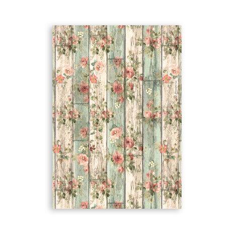 Stamperia House of Roses A5 Washi Pad (SBW18) Stamperia House of Roses A5 Washi Pad (SBW18)
