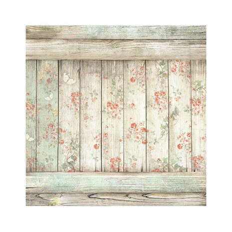 Stamperia House of Roses 12x12 Inch Fabric Sheet (SBPLT44) Stamperia House of Roses 12x12 Inch Fabric Sheet (SBPLT44)