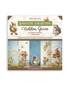 Stamperia Hidden Grove 12x12 Inch Paper Pack (SBBL168) Stamperia Hidden Grove 12x12 Inch Paper Pack (SBBL168)