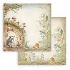 Stamperia Hidden Grove 12x12 Inch Paper Pack (SBBL168) Stamperia Hidden Grove 12x12 Inch Paper Pack (SBBL168)