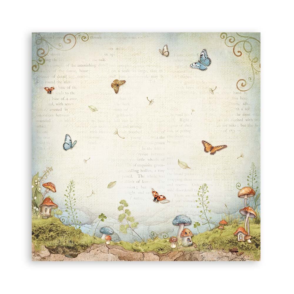 Stamperia Hidden Grove 12x12 Inch Single Face Paper Pack (SBBXLB22) Stamperia Hidden Grove 12x12 Inch Single Face Paper Pack (SBBXLB22)