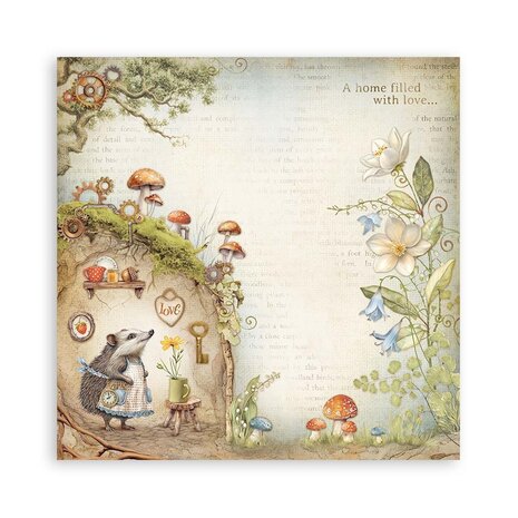 Stamperia Hidden Grove 12x12 Inch Single Face Paper Pack (SBBXLB22) Stamperia Hidden Grove 12x12 Inch Single Face Paper Pack (SBBXLB22)