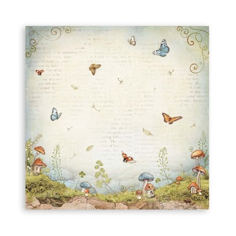 Stamperia Hidden Grove 8x8 Inch Single Face Paper Pack (SBBSXB10)