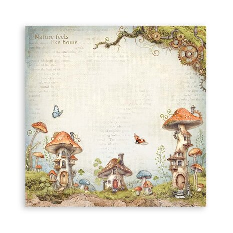 Stamperia Hidden Grove 8x8 Inch Single Face Paper Pack (SBBSXB10)