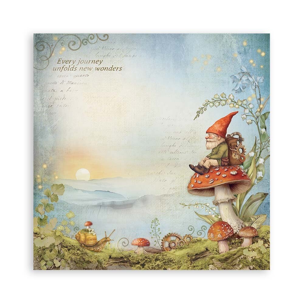 Stamperia Hidden Grove 8x8 Inch Single Face Paper Pack (SBBSXB10)