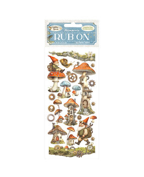 Stamperia Hidden Grove Rub-On 4x8,5 Inch Mushroom House (DFLRB150) Stamperia Hidden Grove Rub-On 4x8,5 Inch Mushroom House (DFLRB150)