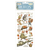 Stamperia Hidden Grove Rub-On 4x8,5 Inch Groove Elements (DFLRB151)