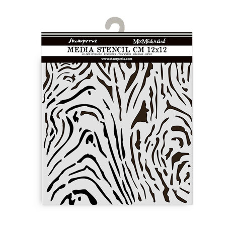 Stamperia Hidden Grove Thick Stencil 12x12cm Wood Pattern (KSTDS29) Stamperia Hidden Grove Thick Stencil 12x12cm Wood Pattern (KSTDS29)