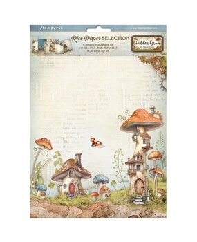 Stamperia Hidden Grove A4 Rice Paper Selection (DFSA4XHG)