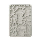 Stamperia Hidden Grove A5 Silicon Mold Mushroom House (KACMA574)