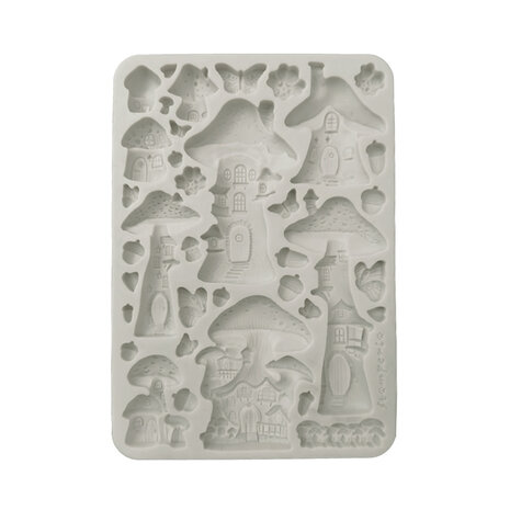 Stamperia Hidden Grove A5 Silicon Mold Mushroom House (KACMA574) Stamperia Hidden Grove A5 Silicon Mold Mushroom House (KACMA574)