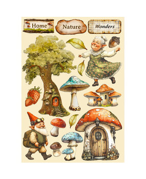 Stamperia Hidden Grove Wooden Shapes A5 (KLSP180) Stamperia Hidden Grove Wooden Shapes A5 (KLSP180)
