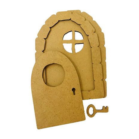 Stamperia Hidden Grove MDF Crafty Shapes Blanks Door (KLSM40)