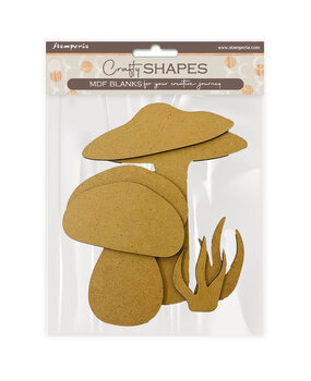 Stamperia Hidden Grove MDF Crafty Shapes Blanks Mushrooms (KLSM44) Stamperia Hidden Grove MDF Crafty Shapes Blanks Mushrooms (KLSM44)