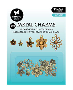 Studio Light Consumables Metal Charms Flowers (SL-CO-CHARM01) Studio Light Consumables Metal Charms Flowers (SL-CO-CHARM01)