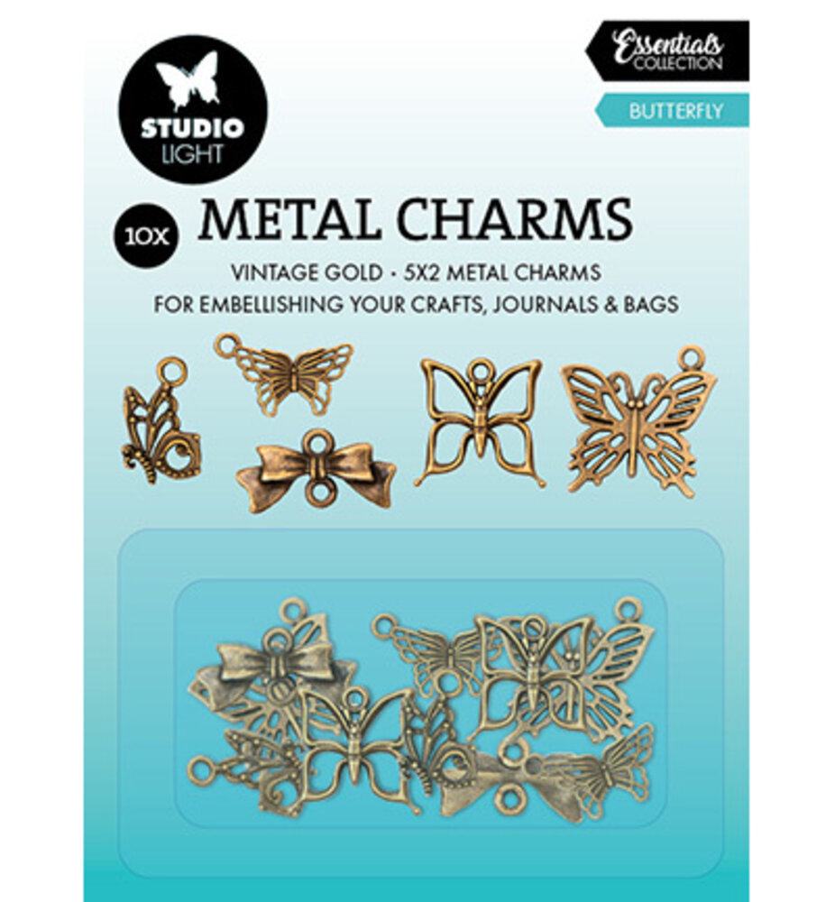 Studio Light Consumables Metal Charms Butterfly (SL-CO-CHARM02) Studio Light Consumables Metal Charms Butterfly (SL-CO-CHARM02)