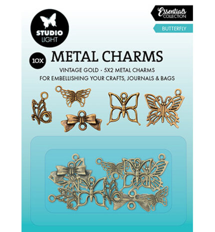 Studio Light Consumables Metal Charms Butterfly (SL-CO-CHARM02) Studio Light Consumables Metal Charms Butterfly (SL-CO-CHARM02)