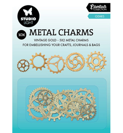 Studio Light Consumables Metal Charms Gears (SL-CO-CHARM03) Studio Light Consumables Metal Charms Gears (SL-CO-CHARM03)