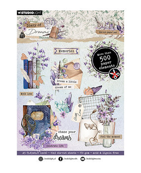 Studio Light Diary of Dreams A5 Die-Cut Paper Pad (SL-DD-DCPP294)