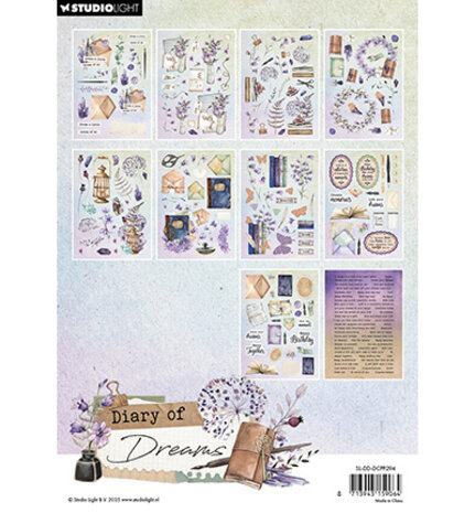 Studio Light Diary of Dreams A5 Die-Cut Paper Pad (SL-DD-DCPP294) Studio Light Diary of Dreams A5 Die-Cut Paper Pad (SL-DD-DCPP294)