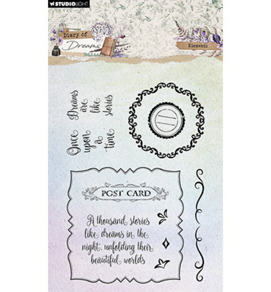 Studio Light Diary of Dreams Clear Stamp Elements (SL-DD-STAMP807) Studio Light Diary of Dreams Clear Stamp Elements (SL-DD-STAMP807)