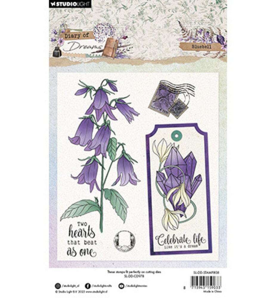 Studio Light Diary of Dreams Clear Stamp Blue Bell (SL-DD-STAMP808) Studio Light Diary of Dreams Clear Stamp Blue Bell (SL-DD-STAMP808)