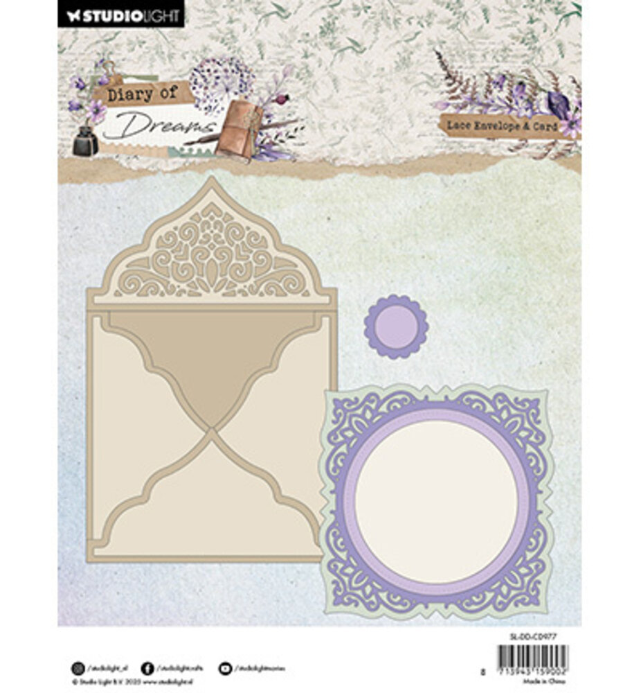 Studio Light Diary of Dreams Snijmal Lace Envelope (SL-DD-CD977)