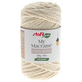 Stafil Macramé Cordy Glitter Cream (108064-02)