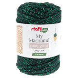 Stafil Macramé Cordy Glitter Dark Green (108064-14)