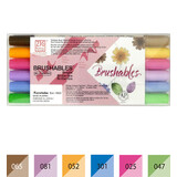 ZIG Brushables Set 6 Bright Colors (MS-7700/6VBR)