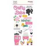 Simple Stories Crafty Babe Foam Stickers (24311)
