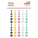 Simple Stories Crafty Babe Glitter Enamel Dots (24313)