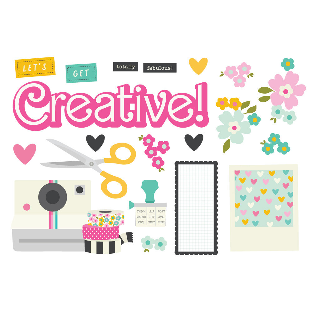 Simple Stories Crafty Babe Simple Pages Pieces (24314)